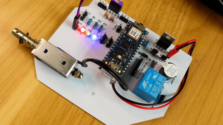 Arduino (@arduino) on Twitter photo Add a voice-controlled locking system to your door using a Nano RP2040 Connect, the Arduino IoT Cloud, and <a href="/alexadevs/">Alexa Developers</a>: electromaker.io/project/view/v… Add a voice-controlled locking system to your door using a Nano RP2040 Connect, the Arduino IoT Cloud, and <a href="/alexadevs/">Alexa Developers</a>: electromaker.io/project/view/v…