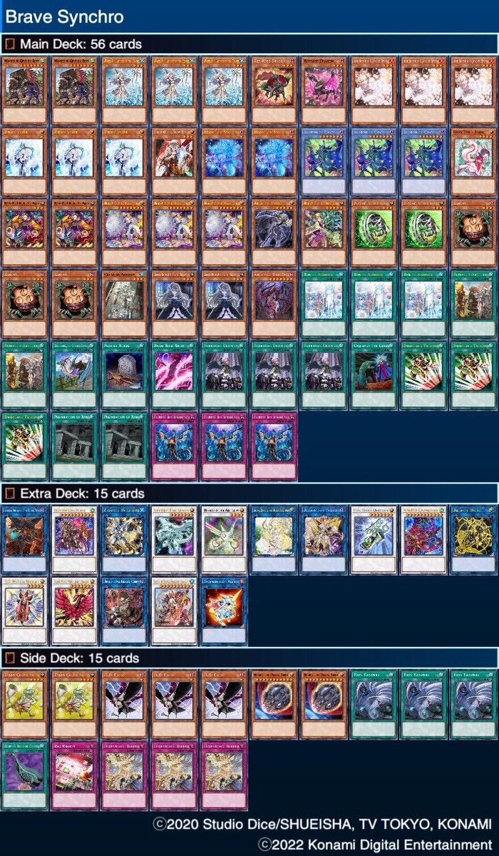 Vortex1756's tweet image. Brave Synchro May 2022 Nationals Top 16