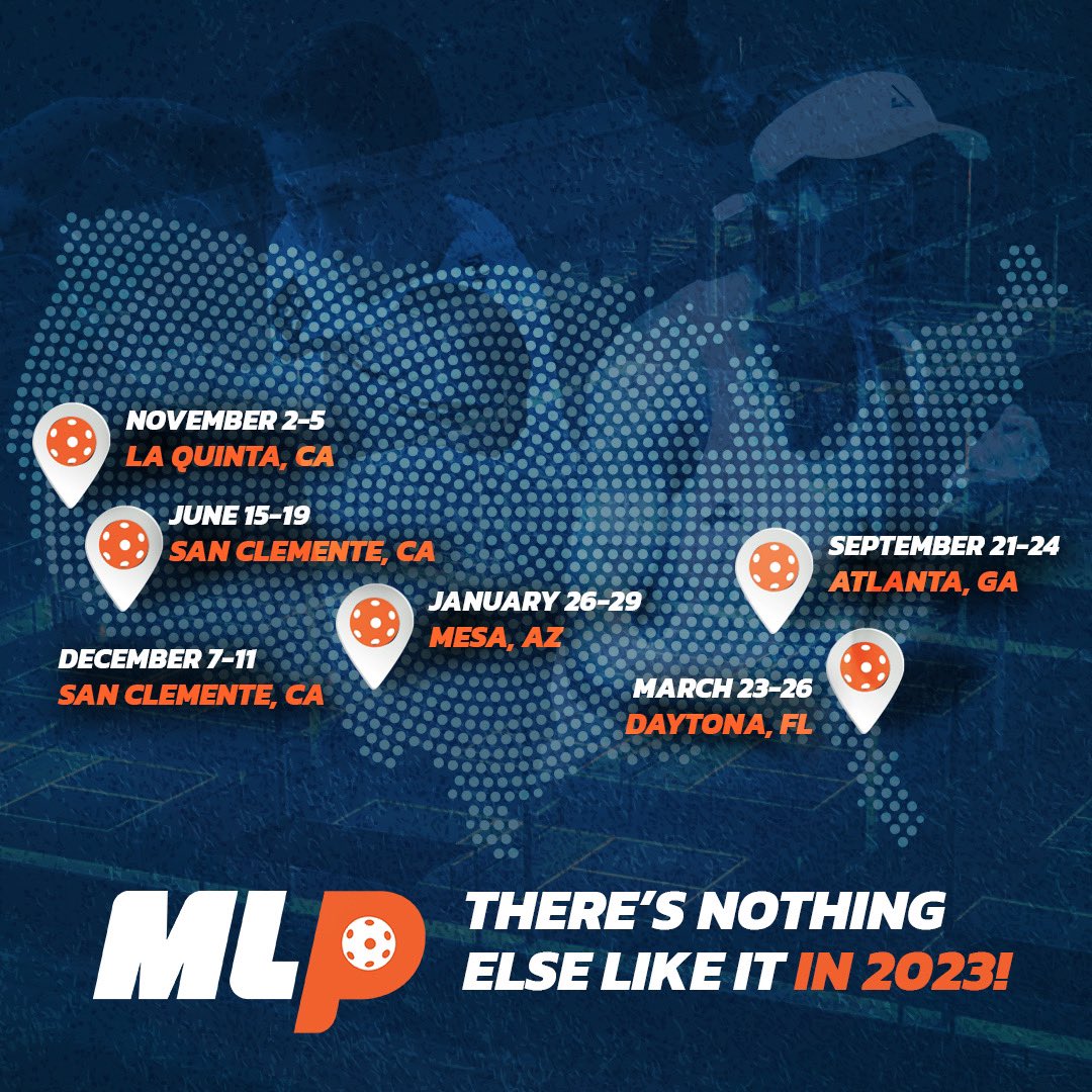 MLP is doubling down in 2023 with 24 teams competing in our newly formed top-tier MLP Premier Level and upstart MLP Challenger Level with $5 million in prize money on the line! 

🔗: majorleaguepb.net/3PjokuV

#majorleaguepb #pickleball #pickleballislife