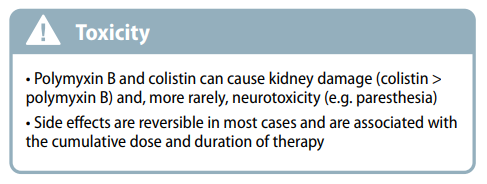 ⚠️RESERVE⚠️
<a href="/WHO/">World Health Organization (WHO)</a> just published the AWaRe (Access, Watch, Reserve) antibiotic book to provide evidence-based guidance on optimizing antibiotic use. Colistin (polymyxin E) and Polymyxin B should be reserved exclusively for humans to combat antimicrobial resistance (AMR).