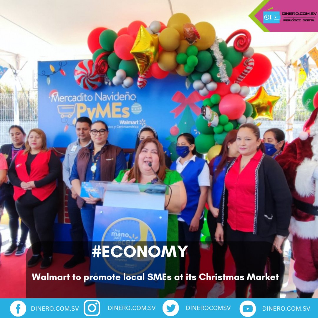 dinerocomsv's tweet photo. #SME @WalmartMXyCAM to promote local SMEs at its Christmas Market
Read it here: https://t.co/dgdbNkB5yU
#WALMART #localSMEs #ChristmasMarket #suppliers https://t.co/YX8PnWDzYF