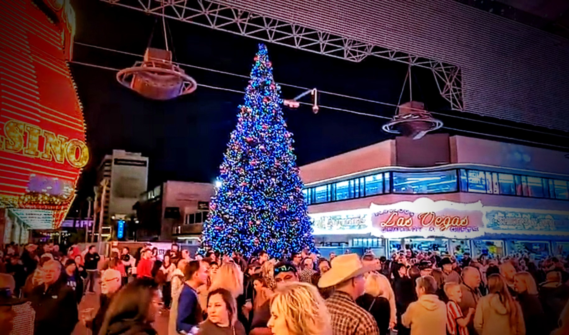 Christmas Tree Lighting  Fremont Street Experience