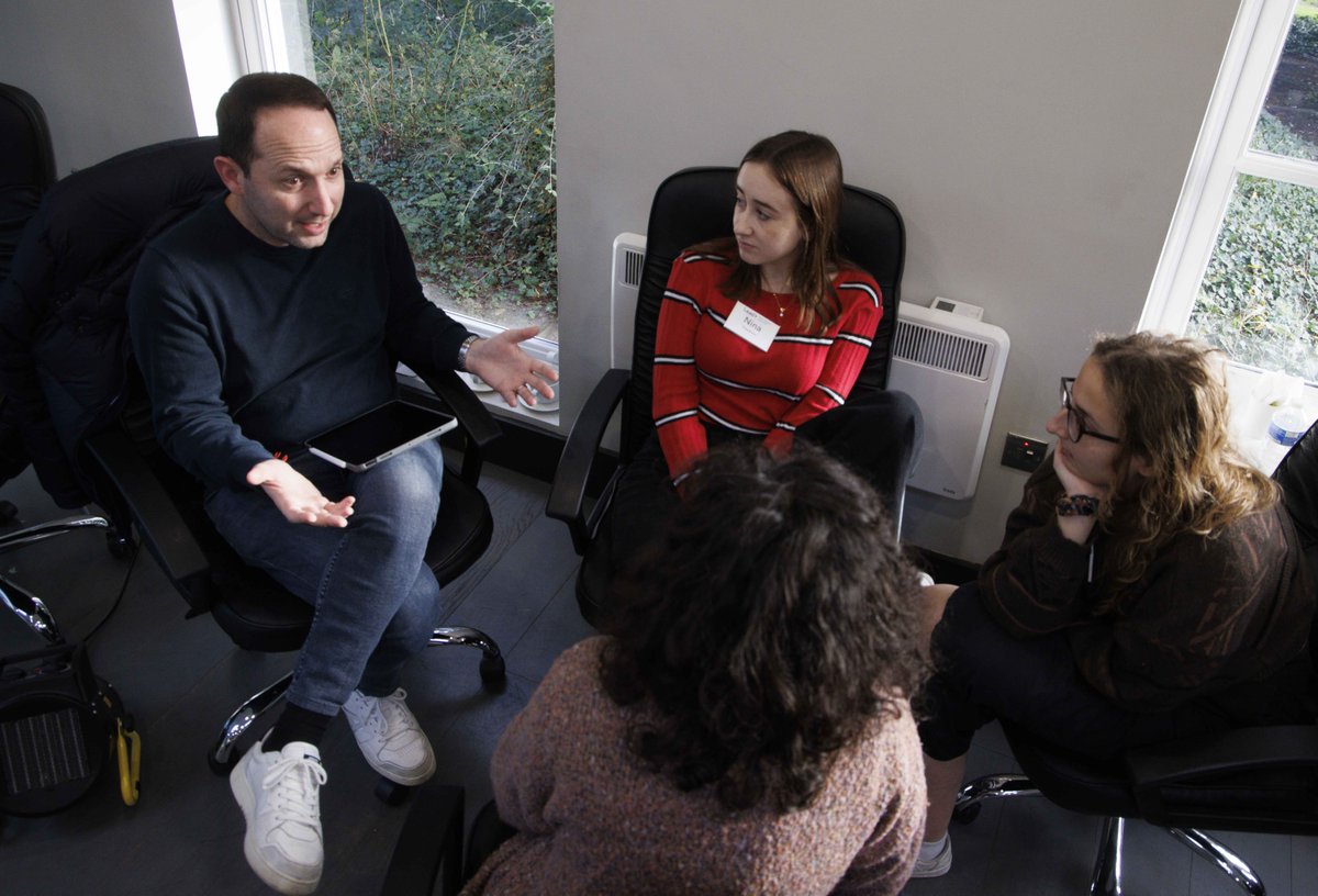 Thanks to the brilliant community CEO panel for joining us at our Adam Science residential! <a href="/GeorginaBye/">Georgina Bye</a> (<a href="/CCJUK/">Council of Christians and Jews</a>), <a href="/MattPlen/">Matt Plen</a>(<a href="/MasortiJudaism/">Masorti Judaism</a>) and Neil Taylor (<a href="/LangdonCharity/">Kisharon Langdon</a>)  shared what they'd learnt from their roles and how they have helped develop their organisations.