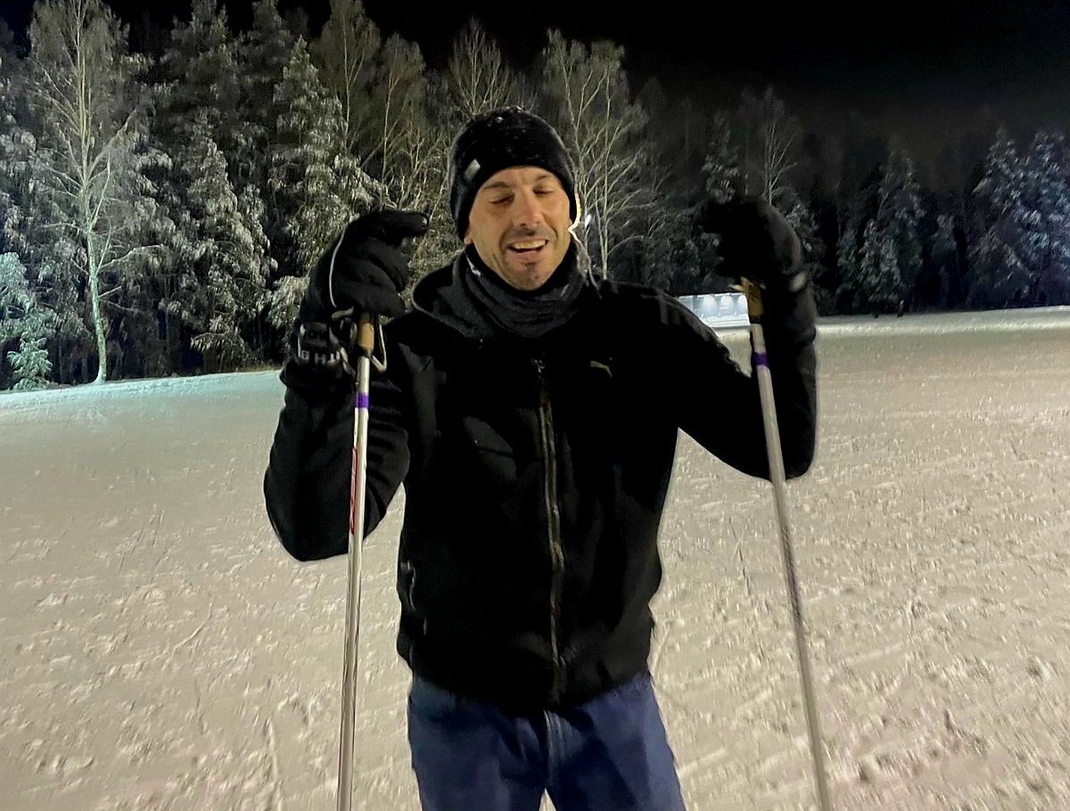 Djimič, Tu esi apbrīnojums.. paldies! Slidsolis nav hokejs, vieglāk ir ripas čert! 11.37 km Ogres Zilie kalni.