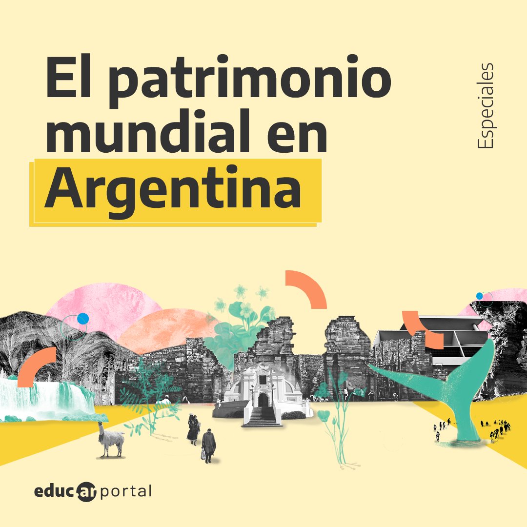 educarportal's tweet photo. 👉 A 50 años de la creación de la Convención de la @UNESCO_es para proteger el Patrimonio Mundial, te invitamos a recorrer esta colección que hicimos con los 11 sitios de Argentina que pertenecen a esta nómina. 

🏞 https://t.co/N5mFJEpGFQ https://t.co/uQdS8wFb14
