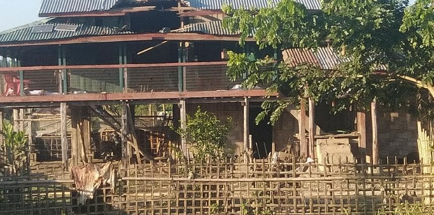 Rakhine state shelling