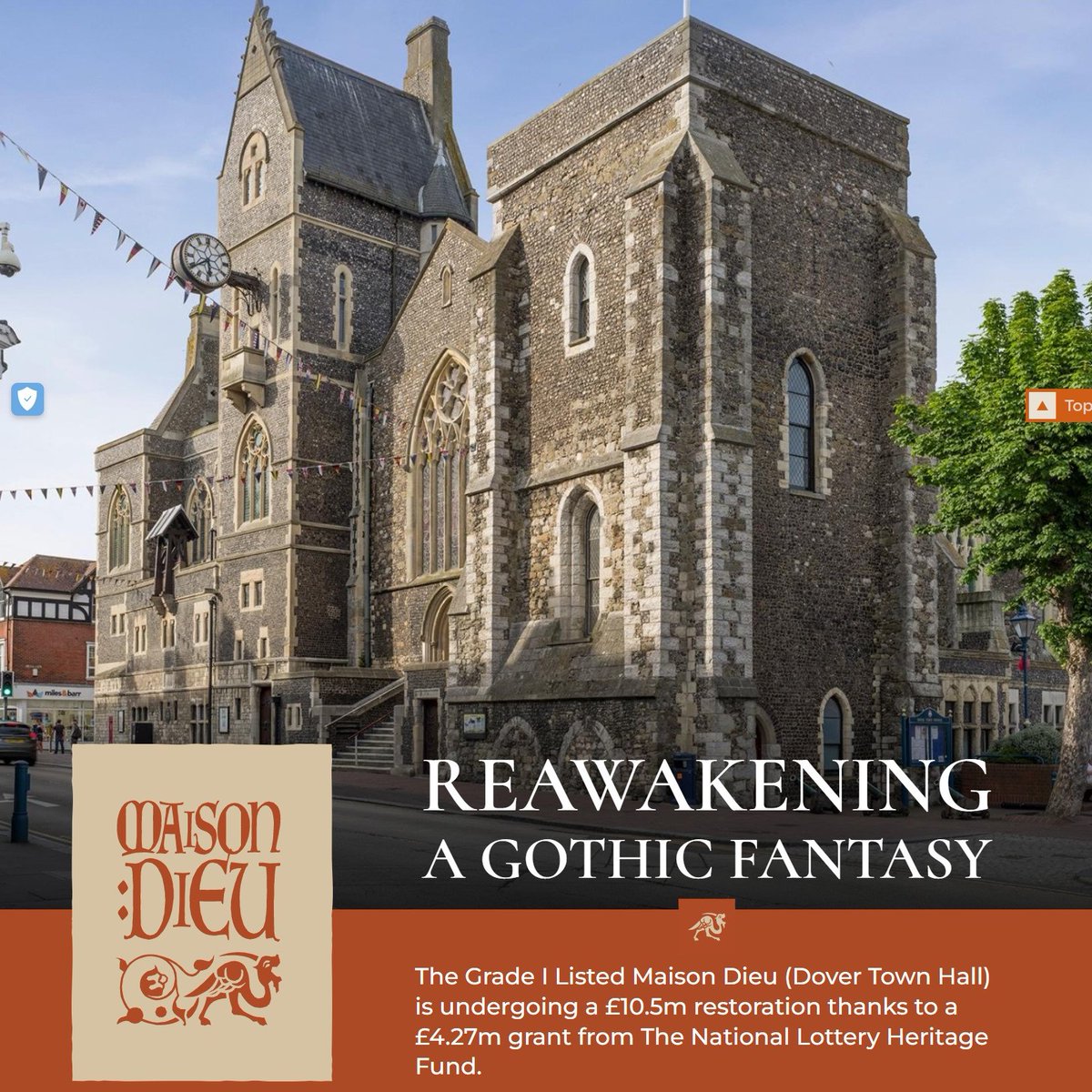 📣 Our new #MaisonDieu #Dover website is now LIVE! 
💻 Visit maisondieudover.org.uk
💻 Explore 800-years of history online
💻 Follow our #Lottery-funded restoration project
💻 Get involved with volunteering
💻 Find out about our events
dover.gov.uk/News/Press-Rel…