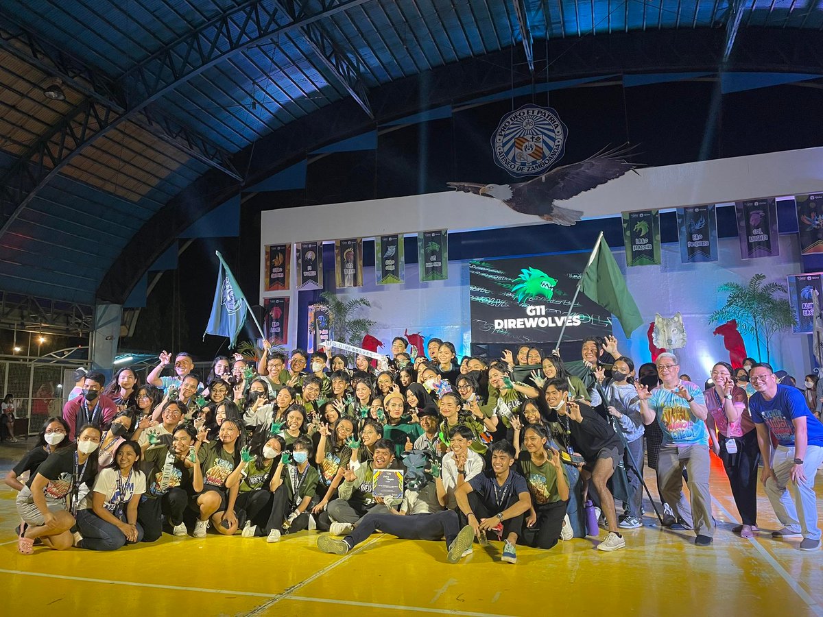 ateneo_fiesta's tweet photo. CHEERS TO A TRIUMPH WELL-DESERVED! ๐
It's been an eventful week, but the G11 Direwolves has risen to become the overall 2nd Runner-Up of this year's #AtFest2022! ๐ฅ Breathe in the victory, mga ka-TROPAs! ๐ฅณ
#AtFest22
#AtFestCientoDiez
#VivoAnimoAteneo https://t.co/owmrZzjNzx