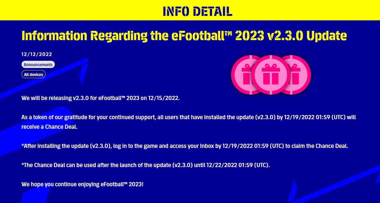 eFootballHUB on X: New Branch qccheck has been added to the