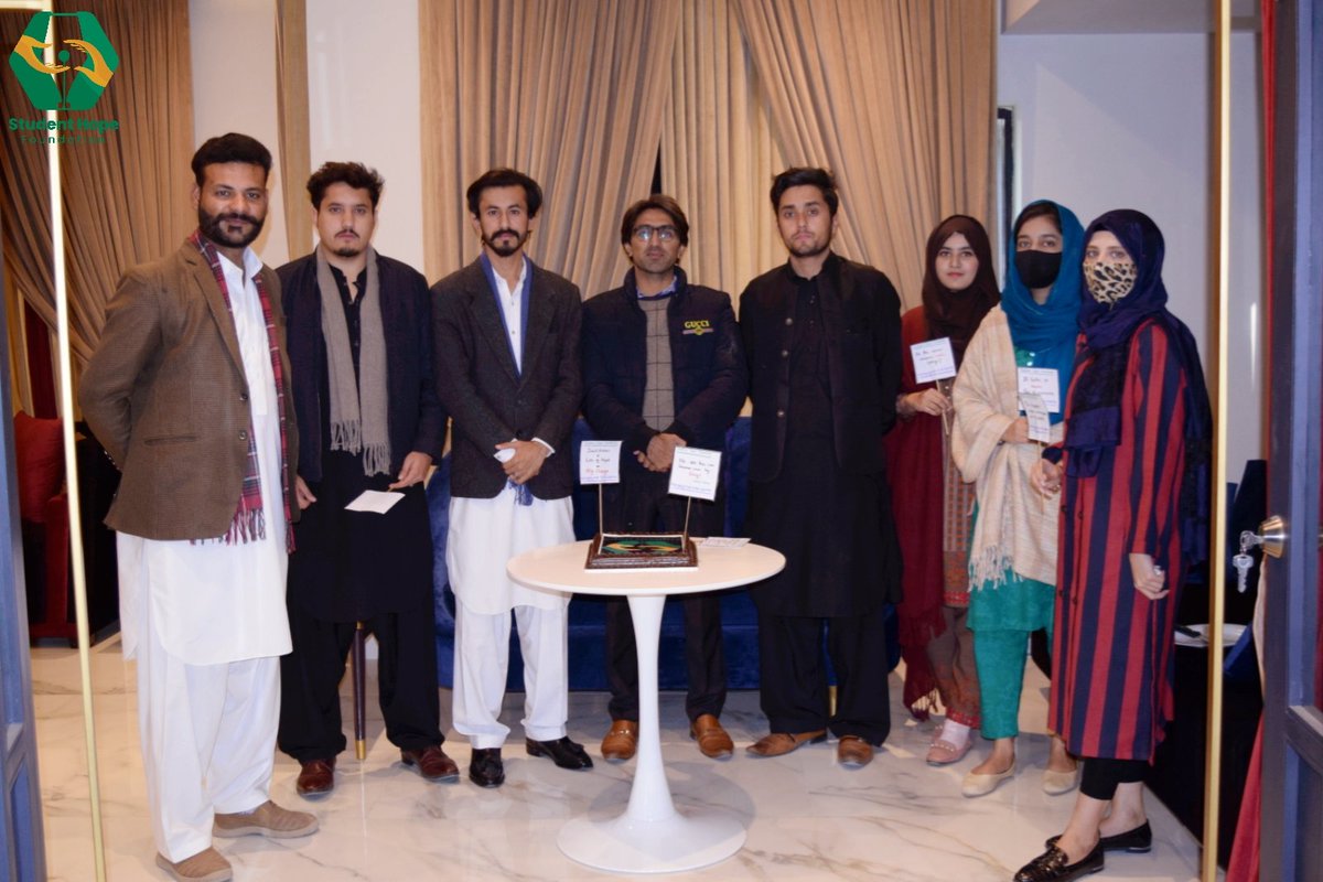 SHFOfficialPK's tweet photo. A day packed with joy and excitement was fully bloomed as President Student Hope Foundation Mr. Usama Sharif called a meet up on 11th December 2022. It was all about official launching of SHF and celebrations followed by cake cutting ceremony and many more.
#SHF #SHFCeremony https://t.co/fHnCgtggQv