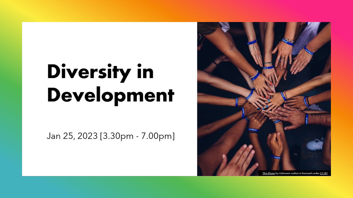 Nibeditam's tweet photo. Join us for the Diversity in Development event on Jan 25, 2023. https://t.co/kQDZTDufWb Speakers include @DChanchani; John Kirkland; James Jennion; Melissa Nicholson and Amisha Patel. .@CBASS_Research .@WENG_Brunel .@BrunelAnth Please share! https://t.co/JvCA0fbAp8