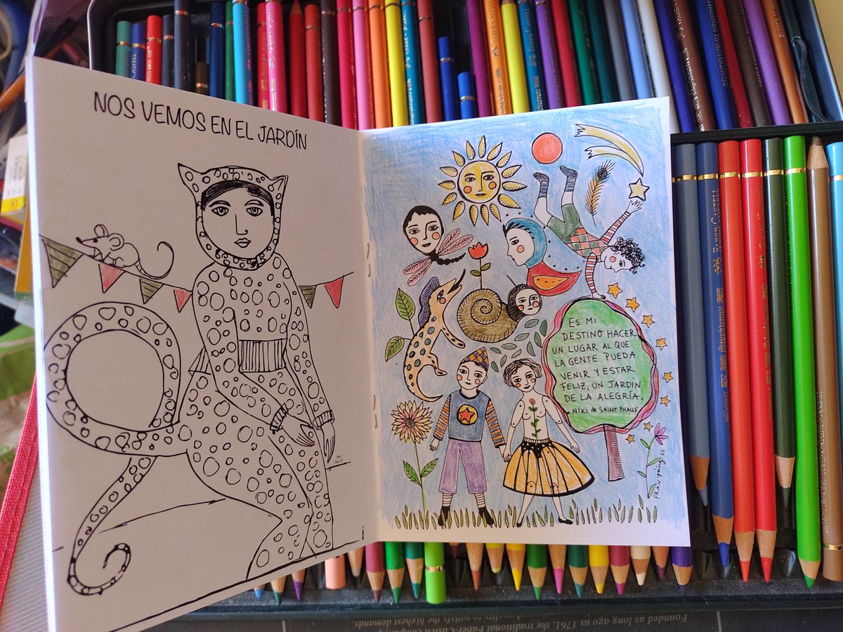 Reimprimimos Coloramas, el libro único pintable, coloreable y bailable.