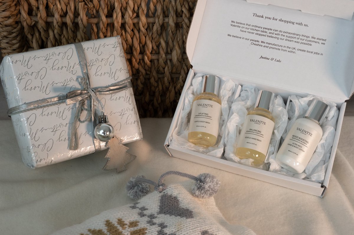 Did you know we have a travel set? 🤩

It contains a mini Hand Wash, Body Wash and Hand and Body Lotion 🥰

Coming in our three most popular scents, you can take Valentte wherever you go!💜

#travelset #travel #set #mini #miniatures #handwash #bodywash #handandbodylotion #holiday