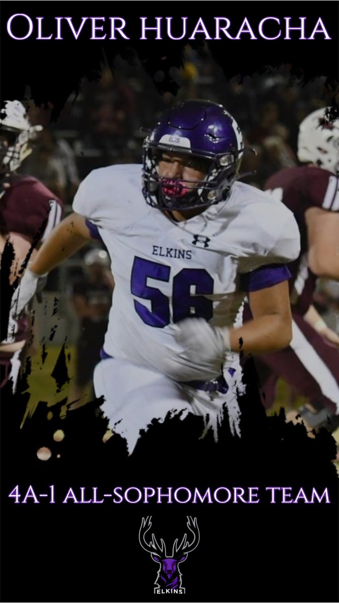Congratulations to Oliver Huaracha for being selected to the 4A-1 All-Sophomore Team! #elkpride
