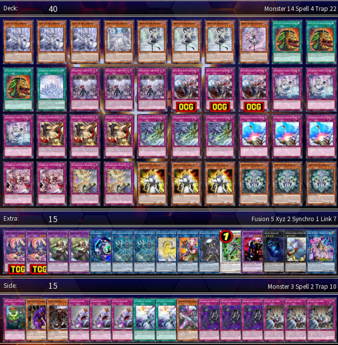 Vortex1756's tweet image. Labrynth in February 2023 with the new needed Big Welcome Labrynth. Will the deck be Tier 1 ?
