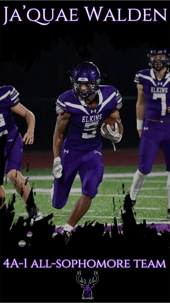 Congratulations to Ja’Quae Walden for being selected to the 4A-1 All-Sophomore Team! #elkpride
