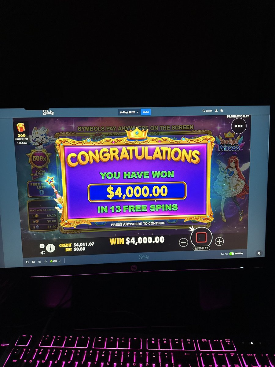Hit my first max win last night <a href="/Stake/">Stake.com</a>