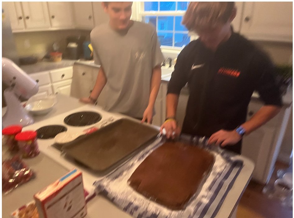 Two students worked together to make a Buche de Noel for their Holiday Cultures Project!