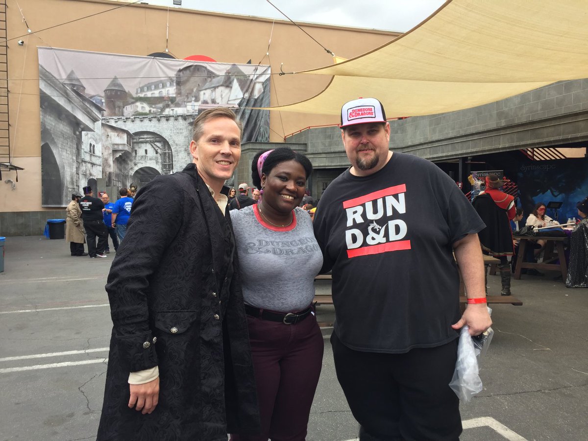 smiteworks's tweet image. A good pic with Violet and my friend David Middleton who sadly passed away last year. Yesterday would have been David’s fifth year anniversary with our company. I miss the big guy.