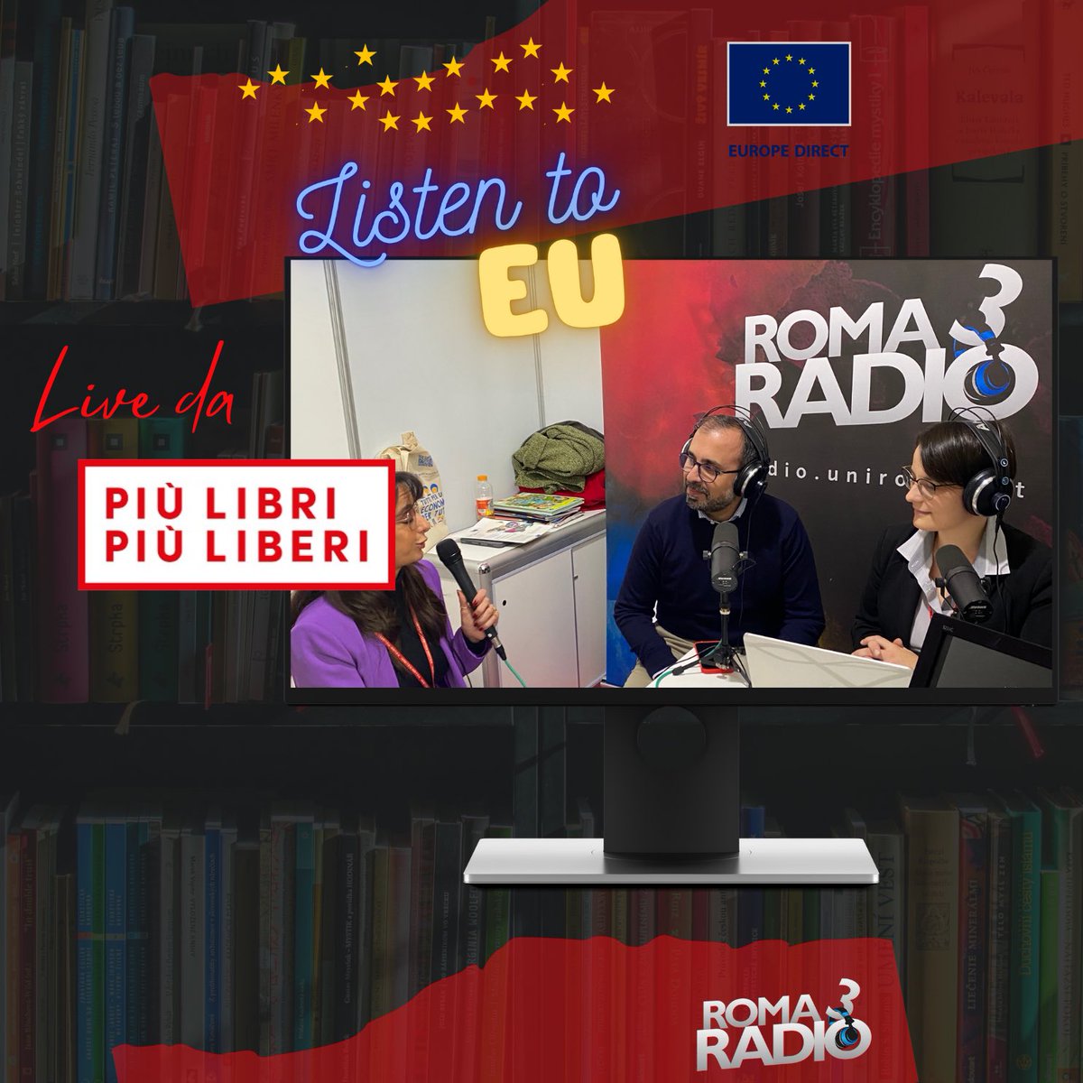 Siamo andati in onda in diretta da #piulibri22 con #LTEU. Abbiamo parlato di #giovani, #cultura, #competenze, #bioeconomia, #CreativeEurope 🇪🇺 ascoltate il #podcast su buff.ly/3FKHg2D