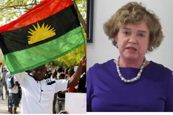 SaharaReporters's tweet photo. Stay Away From Nigerian Politics, You’re Part Of Our Problem And Ruling Cabal, IPOB Warns British High Commissioner, Catriona Laing | Sahara Reporters https://t.co/3WTGznudRt https://t.co/9WRJwAIOTk