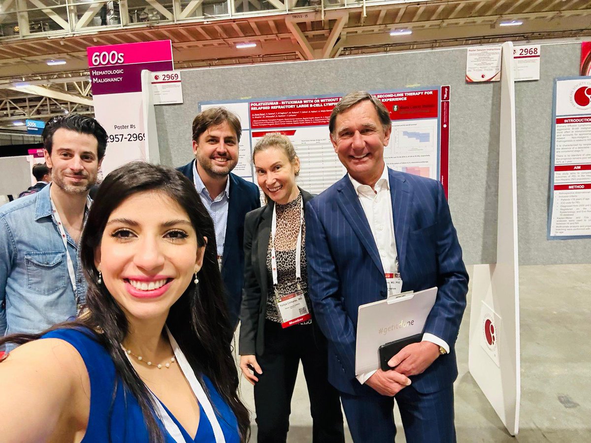 MiamiCancerInst's tweet photo. Study looks at #PolatuzumabRituximab with or without #bendamustine in patients with #RelapsedLymphoma. #LBCL #ASH22 #MiamiCancerInstituteResearch https://t.co/avVxZ9dbiZ