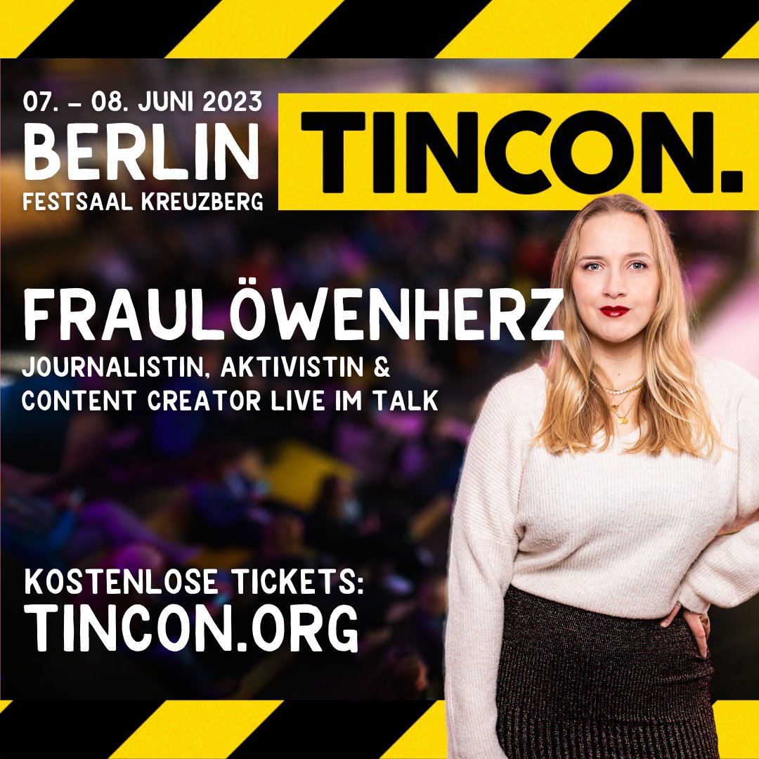Wir können 2 weitere tolle Sprecher:innen für die TINCON #Berlin verkünden: <a href="/Tchuani/">Dominik Djialeu</a> und <a href="/frauloewenherz/">Frau Löwenherz 🏳️‍🌈</a> 😍

Wen wünscht ihr euch noch für die #tincon23?
Bis Mittwoch, den 14.12. könnt ihr uns eure Programmwünsche noch schicken!
Alle Infos findet ihr auf tincon.org