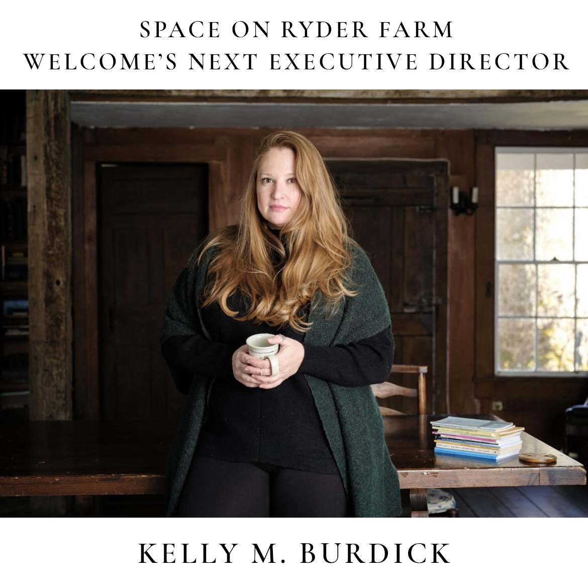 SPACEonRyder's tweet image. The SPACE board and team are delighted to announce the appointment of SPACE’s next Executive Director, Kelly M. Burdick. Please join us in welcoming Kelly to the SPACE team! Click here to learn more about Kelly: spaceonryderfarm.org/welcome-kelly-…