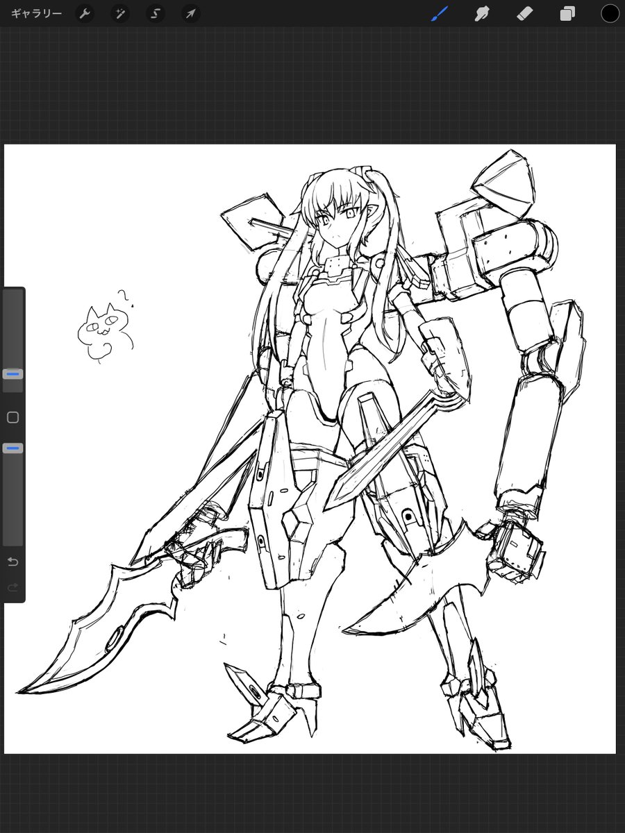 久しぶりにメカ描くと楽しいすな 