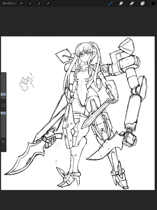 久しぶりにメカ描くと楽しいすな 