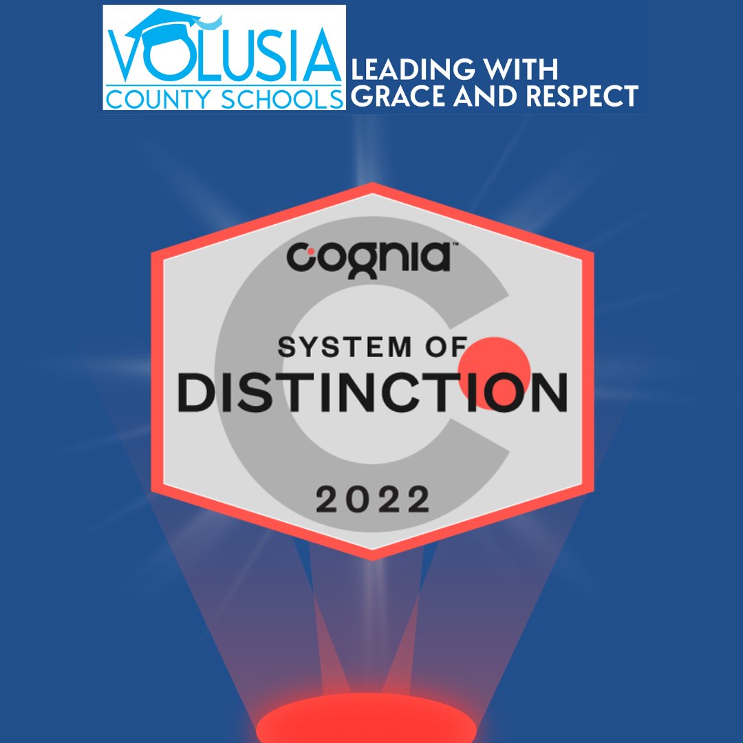 At the 2022-23 <a href="/CogniaOrg/">Cognia</a> Impact Conference, VCS was recognized among schools and districts throughout the nation for standing out as a school district that is committed to students and learning. Cognia will be visiting to present VCS with the Cognia System of Distinction Award!
