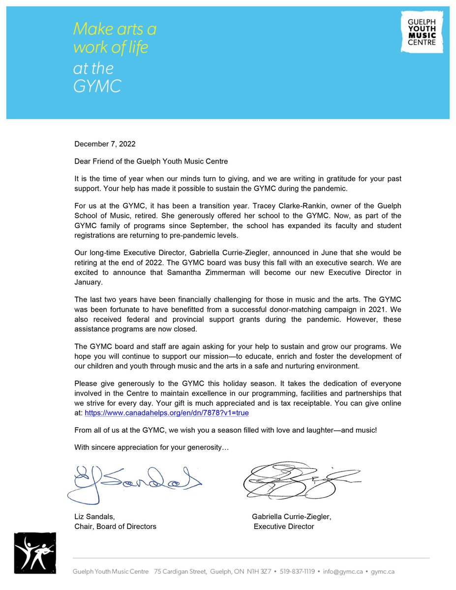It takes the dedication of everyone involved in the Centre to maintain excellence in our programming, facilities and partnerships that we strive for every day. Your gift is much appreciated and is tax receiptable. Give online at: canadahelps.org/en/dn/7878?v1=…