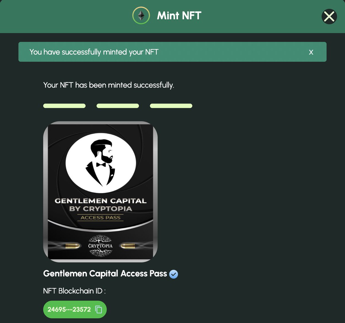GentCapital's tweet photo. Test mint complete!  Thanks to @ProtoVerse_ai &amp; @8mint_Official 

#NFT #NFTgiveaway #FreeNFT #freemint https://t.co/SaVrMK4dLy