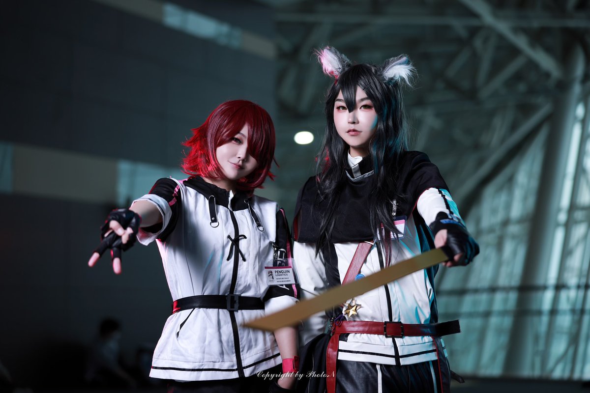 hane_da_'s tweet photo. 221204 AGF
명일방주- 펭귄 로지틱스 엑시아 텍사스

엑시아 - @ _HARU_twt_ 
텍사스 - @ hane_da_ 
#AGF
#AGF2022
#명일방주
#明日方舟
#アークナイツ 
#ArKnights
#텍사스 https://t.co/dYDfh5BxtY