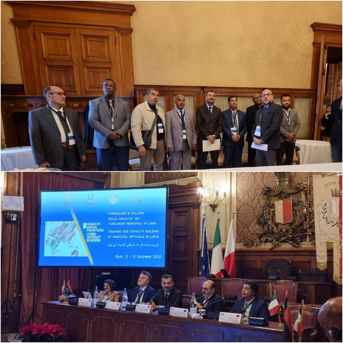 In Bari for the first stage of the study tour of Libyan mayors of the project  "Training and capacity development of municipal officials in Libya" to improve the services  of Libyan municipality to citizens <a href="/comuni_anci/">comuni_anci</a> <a href="/ComunediBari/">Comune di Bari</a> <a href="/AICS_Tunis/">AICS Tunis</a> <a href="/ItalyinLibya/">Italy in Libya</a>  <a href="/CIHEAMBari/">CIHEAM Bari</a>