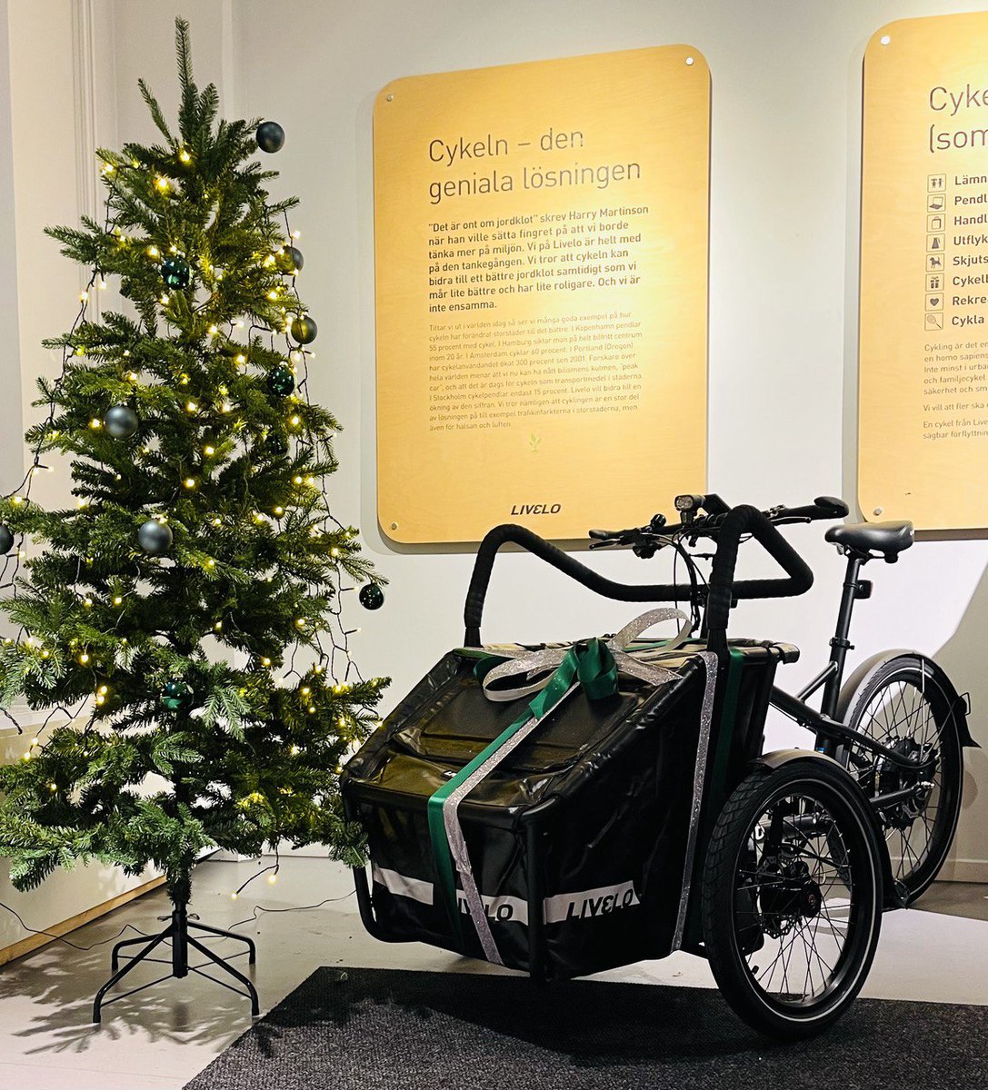 Monteringen i Jämtland har leverarat ordentligt och kommit ikapp vår backlogg. Vi har nu 9 Livelocyklar klara för leverans tillsammans med 77% rabatt på ett utökat jul-tillbehörspaket. Provcykla på Karlavägen 2 i Stockholm eller ring oss gärna på 08-122 011 02 vid frågor. #bike