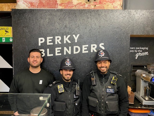 Leyton Police Policing Team (@mpsleyton) on Twitter photo <a href="/perkyblenders/">Perky Blenders Coffee Roasters</a> have just completed our first of many 'Coffee with a Copper' seasons; had the pleasure of speaking to members of the public about different issues in the community & how the police is tackling said issues
#E10 #E11 #ForestSNT #GroveGreenSNT #LeytonSNT <a href="/perkyblenders/">Perky Blenders Coffee Roasters</a> have just completed our first of many 'Coffee with a Copper' seasons; had the pleasure of speaking to members of the public about different issues in the community & how the police is tackling said issues
#E10 #E11 #ForestSNT #GroveGreenSNT #LeytonSNT