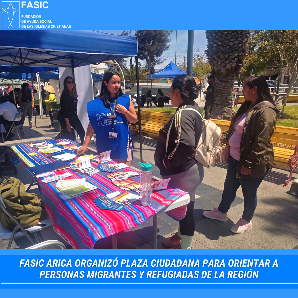 FASICDDHH's tweet image. #FASIC Arica organizó Plaza Ciudadana para orientar a personas migrantes y refugiadas de la región. 
Revisa la nota aquí:
📰fasic.cl/wp/2022/12/fas…
