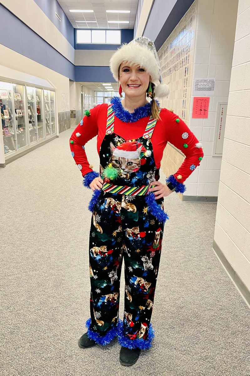 Have yourself a MEOWY Little Christmas!! Vote for me by hearting this post!  #kdepride #UglyChristmasSweater