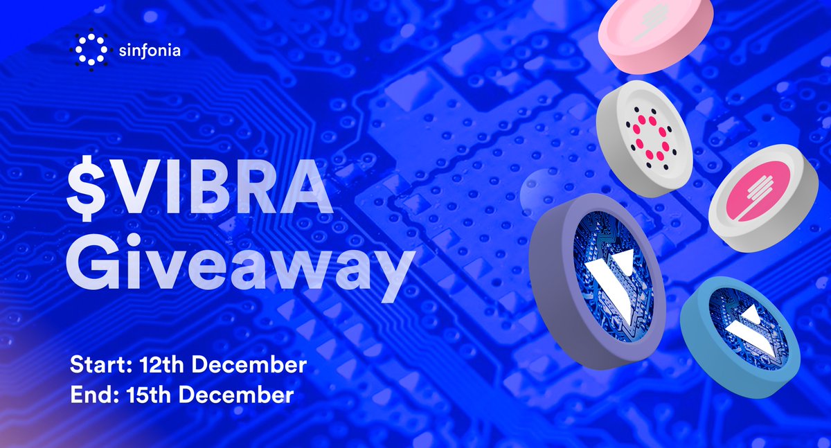 🚨$VIBRA (@Vibraniumrec) #FanToken #Giveaway is here!

💸 Prize: 10.000 $VIBRA
⏰ End: DEC.15th 00:00 UTC
📝 Rules&amp;reqs👇
1. follow @Vibraniumrec, <a href="/BitSongOfficial/">BitSong</a> and <a href="/sinfoniazone/">sinfonia</a> 
2. like&amp;retweet this tweet

🏆The awarding will occur during the next #BitSong #Community Talk