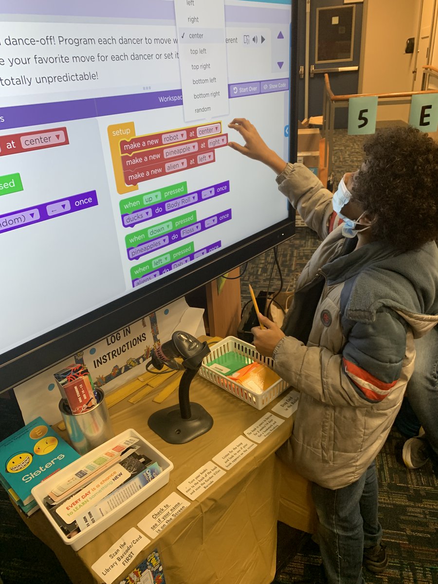 Not only do we read books <a href="/gve_magnet/">Garden Villas Magnet</a> with <a href="/mskizjackson/">Kizzy Moore Jackson, MEd.</a> but we also #code and even our teachers engage with the students @HISD_Inst_tech @HISDLibraryServ #HISDecoded <a href="/Kim_4Kids/">Kimberly Thompson</a> <a href="/AP_TNR/">Tealisha Riley</a>