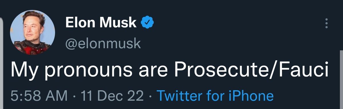 My pronouns are She/Her. #FuckElon