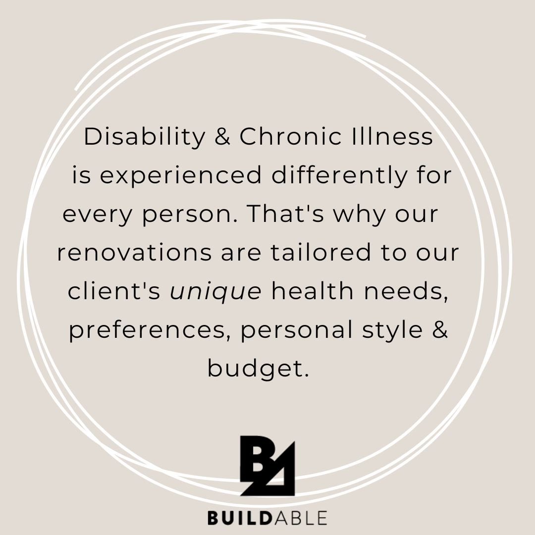BuildAbleCanada's tweet photo. I’m not sure why, but some people like to pick apart some of our renovations - because it wouldn’t work for THEM. Access &amp; independence can look completely different from one person (and their families) to the next (1/2) https://t.co/PViCCb7mth