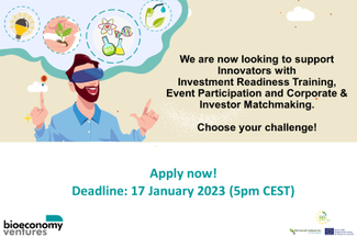 🚨 <a href="/BioeconomyV/">BioeconomyVentures</a> Future of Chemicals Call is now open to Applications! 🚨 

Are you a #startup? Apply and get the chance to:  

📈6-month Business training programme 

🤝Strategical Corporates partnerships 

💰Access to private investment 

APPLY NOW: f6s.com/bioeconomyvent…