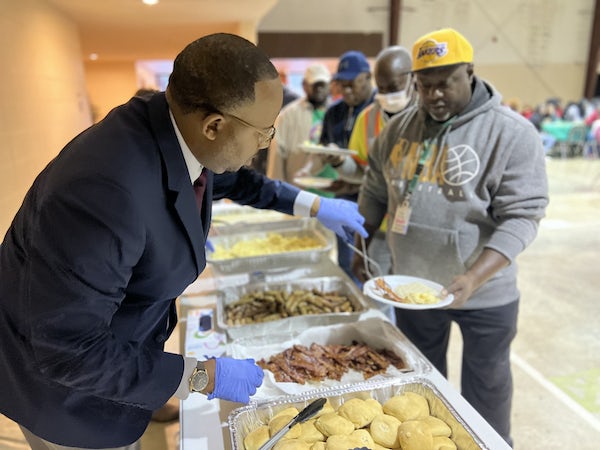 DoCoSchools's tweet photo. HAPPENING NOW: #Football players from all three #Docoschools high schools are being treated to breakfast thanks to Morehouse School of Medicine. https://t.co/6ltdMC1sPj