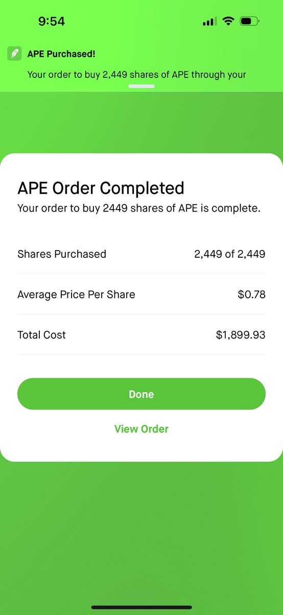 Bought more APE 💯 #Wallstreetbets #Reddit #Bitcoin #Dogecoin #GME #AMC #Cryptonews #Litecoin #Stonks #Stocks #Altcoin #Meta
