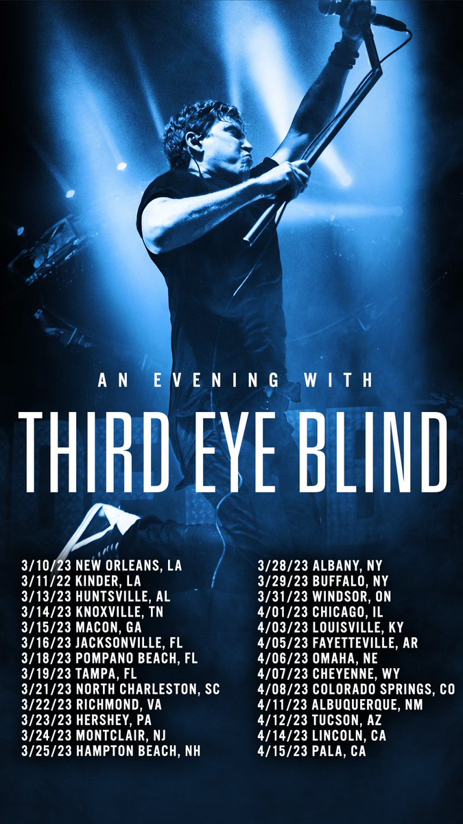 Third Eye Blind on Twitter "Deeper, harder, faster... that's right
