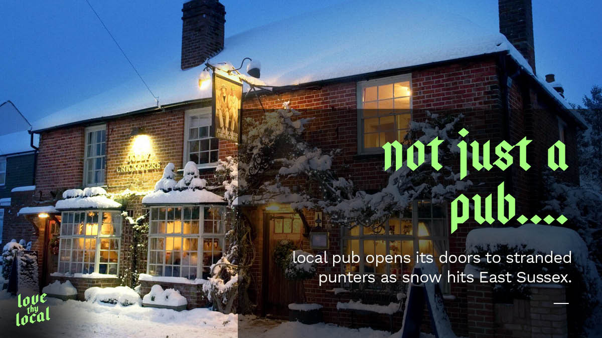 There are many reasons the pub is much more than just a place to get a pint. Here is a great example of that! 🥶🥶🍺🔥 @TheBearBurwash 👏 bbc.co.uk/news/uk-englan…