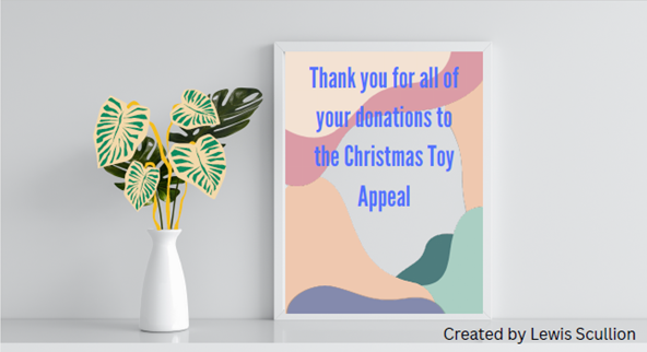 On behalf of the IT Skills group thank you so much to all who donated to our Christmas Toy Appeal.  The toys were gratefully received by the charity Babes in the Wood, Bishopbriggs, and will now be delivered to children in our local community.