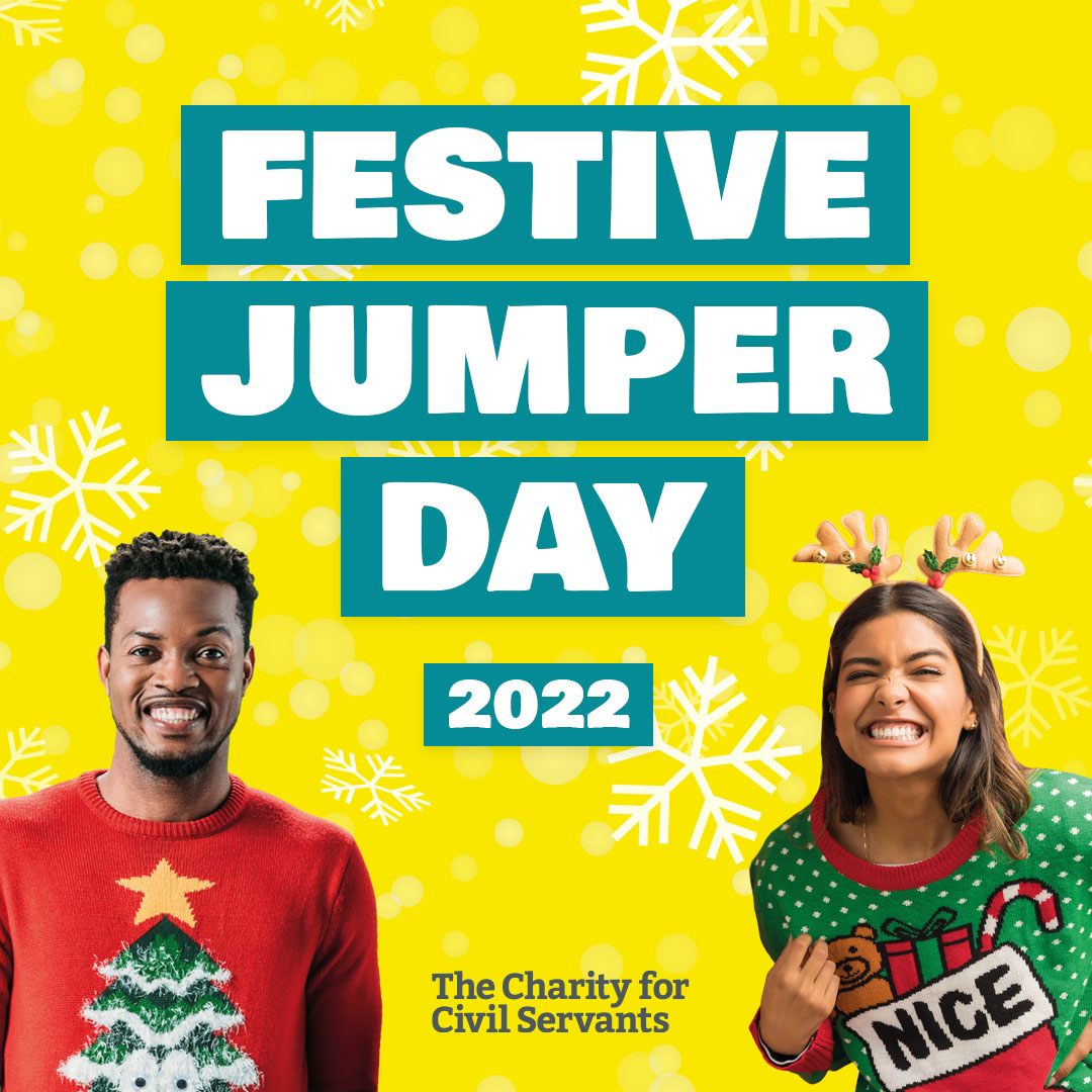 Festive Jumper Day is a great way to support The Charity for Civil Servants. Why not get involved at your work, by putting your best Christmas jumper on to raise money for our Boundless Foundation charity! 
 
Join in the festive fun👉bit.ly/3FoKcSl 
 
#festivejumperday